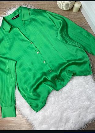 Атласна блуза жіноча яскрава блуза