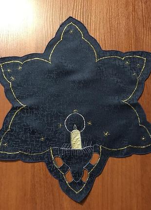 Салфетка праздничная рождественская 39*39см