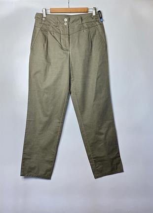 Брюки женские чиносы bonita германия хаки 100% хлопок