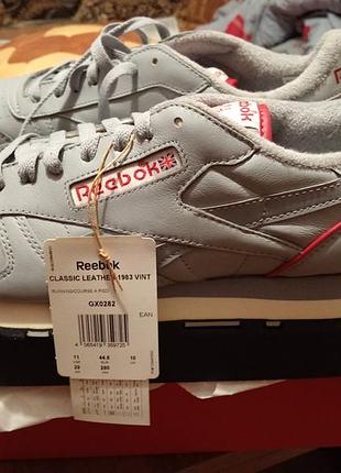 Нові чоловічі кросівки reebok  розмір 44.5, устілка 29см