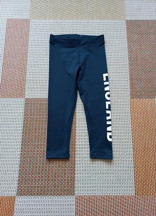 Спортивные лосины синие для девочки england