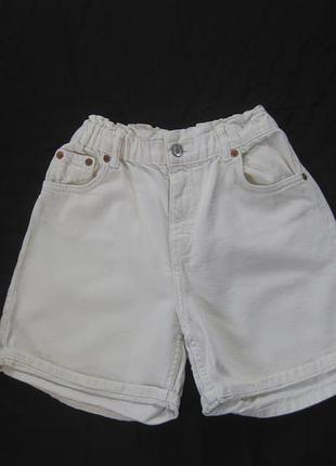 10 лет, шорты zara девочке белый джинс