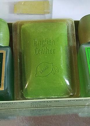 Редкость! винтажный набор english leather lime