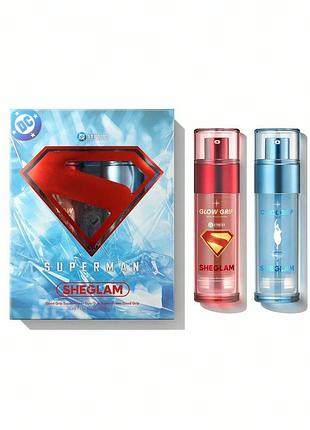 Набор для макияжа sheglam good grip super power duo superman – праймер и фиксатор (5572)