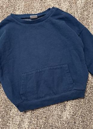 Теплий оверсайз світшот на хлопчика утеплений светр