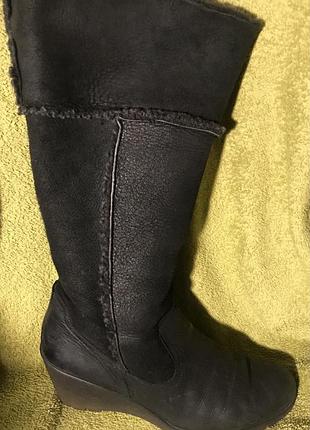 Сапоги ecco, оригинал, размер 41 (стелька 26 см), теплые, красивые, удобные, мягкие