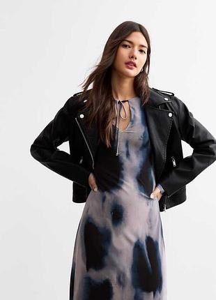 Платье миди с принтом тай-дай в сетку от new look