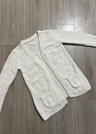 Кардиган на девочку 6-7 лет