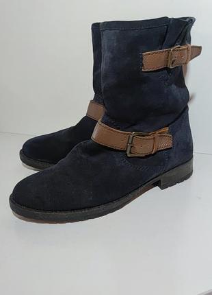 Замшевые получобитки salamander размер 39