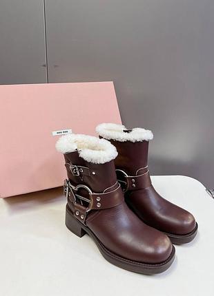 Ботинки женские с мехом