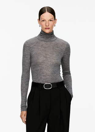 Шерстяная водолазка arket 1193912001