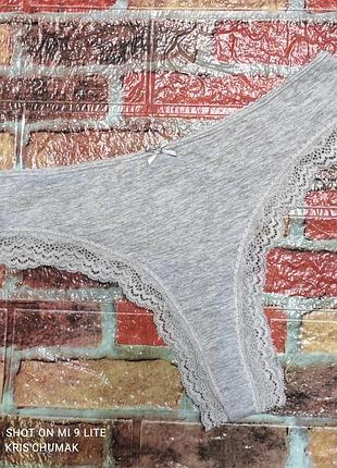 Арт.0295 трусики -танга с кружевом от h&amp;m размер евро s