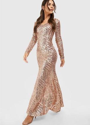 Сукня рибка в паєтки