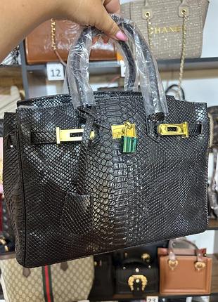 Сумка birkin оригінальна пітон в люкс якості