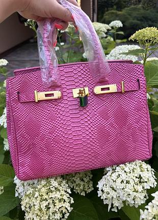 Сумка birkin оригінальна пітон в люкс якості 4