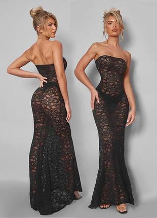 Распродажа платье prettylittlething эластичное сеточно