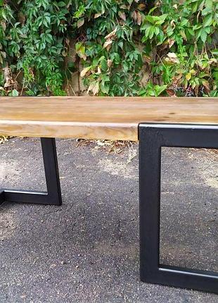 Столик журнальный, кофейный goodsmetall в стиле loft 700х500х450 "жокей"