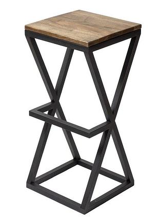 Барный стул goodsmetall в стиле лофт 750х350х350 песочные часы бс213