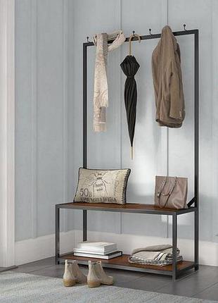 Вешалка goodsmetall в стиле лофт 1600х800х400мм вш38