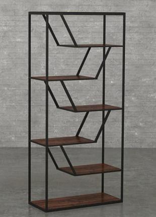 Стеллаж goodsmetall в стиле лофт 2200х1000х450мм стж131