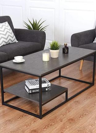Журнальный, кофейный столик goodsmetall в стиле лофт 1200х600х500 жс149