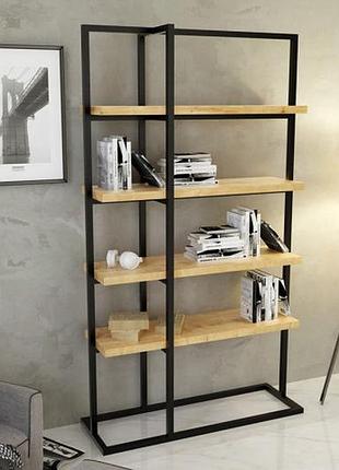 Стеллаж goodsmetall в стиле лофт 2100х1200х400 стж151