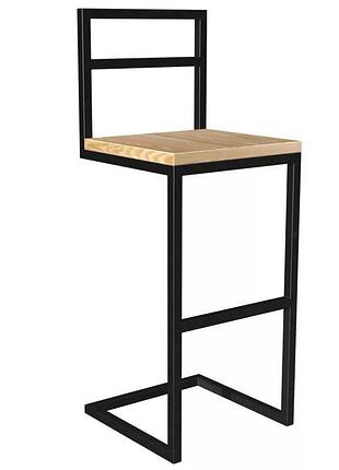 Барный стул goodsmetall из металла в стиле лофт 750х350х350 бс3