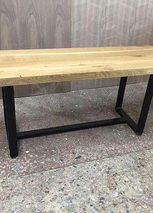 Скамья goodsmetall в стиле лофт 1200х450х350 лс4