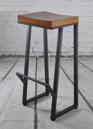 Барный стул goodsmetal в стиле loft 750х350х350 бс1