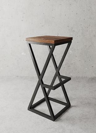 Барный стул goodsmetall в стиле лофт 750х350х350 "себастьян"