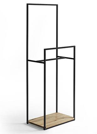 Вешалка рейл goodsmetall в стиле лофт "шоурум 14" 1800х800х400 вш33