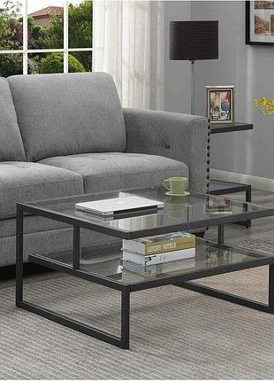 Журнальный, кофейный столик goodsmetall в стиле лофт 800х800х450 жс152