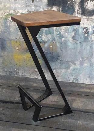 Барный стул goodsmetall в стиле лофт 750х300х300 мм zeta