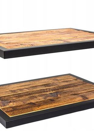 Журнальный, кофейный столик goodsmetall в стиле лофт 800х600х400 прага