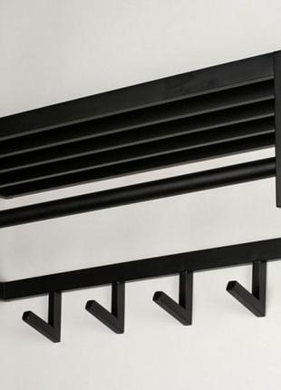 Вешалка настенная для одежды goodsmetall в стиле лофт 950х300х250 вш90