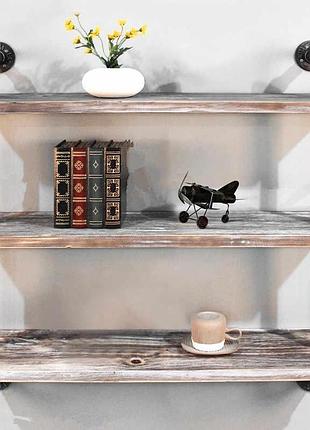 Полки навесные из труб goodsmetall в стиле loft 700х900х200 пт8