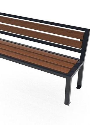 Скамья парковая goodsmetall в стиле лофт 1800х500х800 - лс107