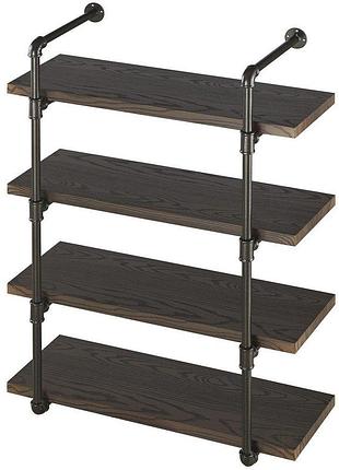 Полиці навісні з труб goodsmetall у стилі loft 1300х900х250 пт15