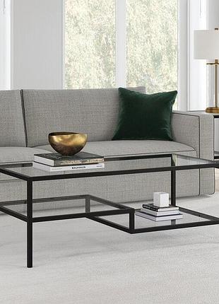 Журнальный, кофейный столик goodsmetall в стиле лофт 1200х500х450 жс163