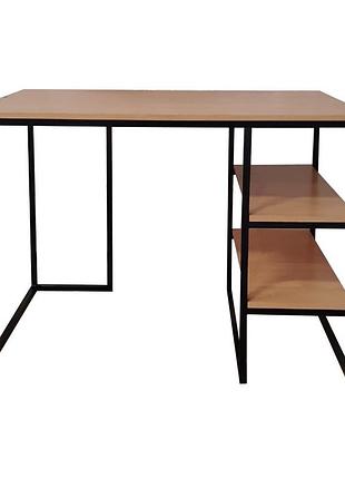 Стіл письмовий goodsmetall з металу з полицями в стилі лофт 1100х700х770 сп103