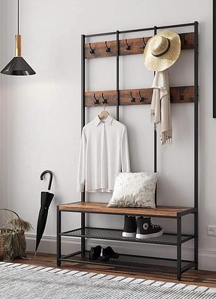 Вешалка для одежды goodsmetall в стиле лофт 1850х1000х400 дакота