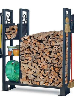 Дровниця з металу goodsmetall у стилі лофт 1000х900х300 дк8