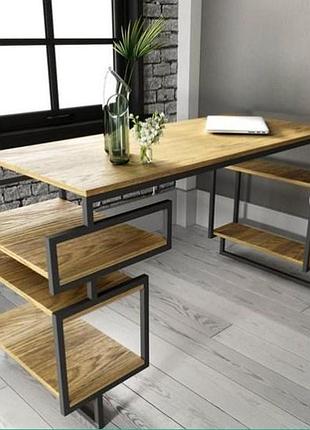 Стол письменный goodsmetall из металла в стиле лофт 1350х650х750 стп155