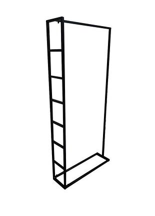 Вешалка стойка, рейл для одежды goodsmetall в стиле лофт 1600х800х420мм вш109