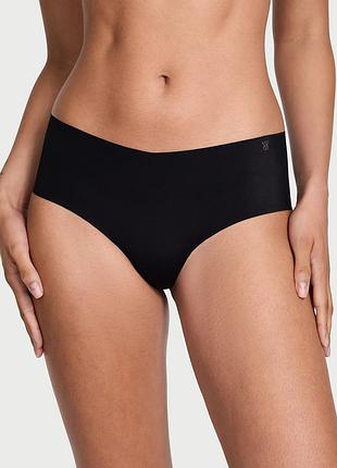 Бесшовные трусики чикини черные victoria's secret новая модель qb469