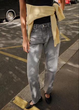 Сірі джинси zara