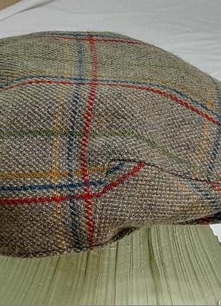 Кепка мужская стильная шерсть - 100% pure new wool - xxl