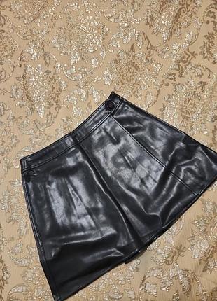 Юбка женская из экокожи
