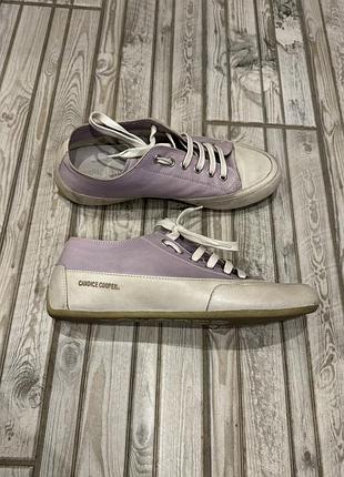 Кожаные кроссовки кеды candice cooper