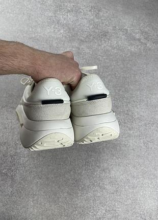 Adidas y-3 ajatu run off white кросовки оригінал 4